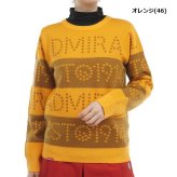 アドミラル ゴルフ レディース ゴルフ＆ロゴボーダー クルーセーター ADMIRAL ADLA464 秋冬モデル お誕生日祝い お祝い 記念品 30代 40代 50代 60代 母の日 お母さん 還暦祝い 敬老の日 彼女 人気プレゼント プレゼント