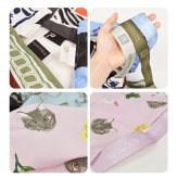 スカーフトート ROOTOTE  折りたたみ トートバッグ おしゃれ 大人っぽい レディース 総柄 ルートート TABLO タブロー 大容量 たくさん入る A4サイズ対応 エコバッグ お買い物バッグ スクエア 正方形 きれいめ 上品 軽い 軽量 プレゼント プチギフト ギフト