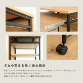 デスク チェア ヴィンテージ調 ミニ スライド棚付き 幅60cm コンパクト PC ワーク 収納付き キャスター付き 省スペース 在宅ワーク 作業机 木目調 おしゃれ