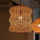 照明 ライト ファームリビング Braided ラタン ランプシェード ベリー 引っ掛けシーリング 北欧 ペンダント LED 対応 雑貨 インテリア 天井 リビング ペンダントランプ ペンダントライ