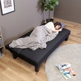 ソファーベッド スミス2 BK【大型】 ブラック・ブルー 2色展開 ソファベッド 省スペース おしゃれ シンプル 新生活 家具 インテリア 不二貿易