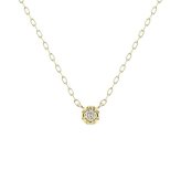 【無料ラッピング】 ヨンドシー 4℃ ネックレス K10イエローゴールド ダイヤモンド レディースブランド 正規品 新品 ギフト プレゼント 人気 おすすめ 誕生日 記念日 クリスマス 送料無料
