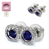 SWAROVSKI スワロフスキー ピアス 5573693 アクセサリー ブルー シルバー レディース