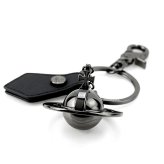 ヴィヴィアン ウエストウッド キーリング レディース ブランド Vivienne Westwood SAFFIANO ロゴ 8203010EU OM0009 N405 ガンメタル ビビアン