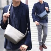 ショルダーバッグ メンズ 日本製 防水 Jamale ジャマレ 牛革 防水レザー キャメル/ミント/グレー/ネイビー/ダークブラウン/ブラック梅雨 雨 対策 プレゼント ギフト 4FB (07000340-mens-1r)