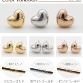 セカンドピアス ハート 5mm レディース K18 つけっぱなし 軸太0.8mm 軸長12mm 特針 日本製 金属アレルギー対応 18金 18K ピアス ロングポスト 地金 片耳 1個