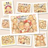 還暦の記念に、ありきたりではない贈り物を探している方へ。初めての似顔絵注文でも安心です。 似顔絵 還暦祝い プレゼント ギフト 名入れ 贈り物 手描き 還暦 記念 お祝い 誕生日 大人数 おばあちゃん 祖母 おじいちゃん 祖父 修正無料 下書き確認 名入れ 喜ばれる 宝物 実績多数 親孝行 一生もの 還暦 傘寿 長寿 傘寿祝い サプライズ 感謝 闘病中の方への励まし キレイ メモリアル