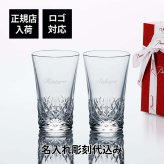 【お急ぎ対応】Baccarat バカラ グラスジャパン アリア ペア 名入れ彫刻代込み 結婚祝 両親贈呈品 グラス 高級 ブランド グラス 法人 周年 記念品 ノベルティ お祝 名入れ ギフト 名前 刻印 彫刻 フランス 結婚記念日 ペアグラス 金婚式 銀婚式