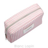 【ノベルティ】 ランコム LANCOME コスメポーチ ピンクストライプ