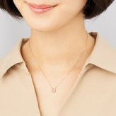【無料ラッピング】  カナルヨンドシー Canal 4℃ ネックレス K10 ピンクゴールド ネックレス キュービックジルコニア レディース ブランド 正規品 新品 ギフト プレゼント 人気 おすすめ 誕生日 記念日 クリスマス 送料無料