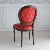 ダイニング家具 イタリア家具 アンティーク調 猫脚 ダイニングテーブルセット 4人掛け 楕円 布張り 青 ブルー チェア4脚 象嵌 楕円テーブル 幅135cm イタリア製 ルネッサンス Italia ダイニング5点セット