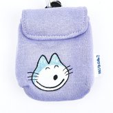 11ぴきのねこ リュック型バッグチャーム パープル ポーチ