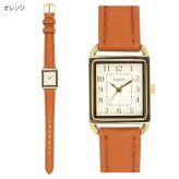腕時計 fragola スクエアウォッチ H04322A-1 時計 定形外 送料無料 スクエア シンプル レディース 日常生活防水 四角 フォローブラック