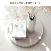 フラワースタンド プランタースタンド キャスター付き 幅40cm 円形 丸型 回転 プランター台 フラワー 花台 台車 屋内 観葉植物 木製 ナチュラル ブラウン ホワイト 木目調 北欧 おしゃれ ガーデンラック 園芸ラック 観葉植物台 植木鉢台 屋外