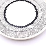 マリメッコ シイルトラプータルハ プレート 25cm ホワイト/ブラック marimekko SIIRTOLAPUUTARHA ギフト 結婚祝い プレゼント 贈り物