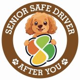 カーサイン 高齢者マーク SENIOR SAFE DRIVER ダップー ステッカー シール 直径13cm 肉球 日本製 車
