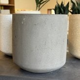 植木鉢 おしゃれ 大型 軽量 17号 13号 鉢カバー KONTON コントン コーテス シリンド 円柱 丸型 屋外 高級 北欧 モダン ナチュラル 観葉植物用 多肉植物 サボテン シンボルツリー 特大 玄関 テラス プランター 深型 セメント テラゾ グレー 黒