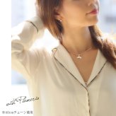 ハワイアンジュエリー ネックレス ホエールテール ネックレス 刻印 無料 誕生石入れ可 プルメリア 花飾り シンプル シルバー925 ギフトラッピング可能 チェーン 長さ選べる プレゼント ハロウィン 【品番：CG-SP31401】