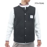 トミーヒルフィガー ゴルフ メンズ ノーカラー 中綿ベスト TOMMY HILFIGER THMA674 2026年秋冬モデル お誕生日祝い お祝い 記念品 お父さん 父の日 彼氏 男性 30代 40代 50代 60代  還暦祝い 敬老の日 人気プレゼント プレゼント