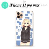 iPhone11ProMax iPhone11pro max スマホケース ハードケース 女の子 A 青 メンズ レディース nk-i11pm-1325