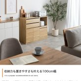 レンジ台 幅100cm キッチンカウンター 食器棚 レンジボード 大容量 作業台 スライド棚 引き出し 扉収納 可動棚 家電収納 キッチン収納 耐荷重20kg おしゃれ 北欧 モダン ホワイト ナチュラル ストーン 炊飯器 トースター 電子レンジ 組立品