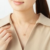 【無料ラッピング】  カナルヨンドシー Canal 4℃ ネックレス【11月誕生石】K10 ピンクゴールド ネックレス シトリン キュービックジルコニア ブランド 正規品 新品 ギフト プレゼント 人気 おすすめ 誕生日 記念日 クリスマス 送料無料