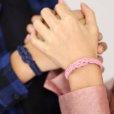 ブレスレット ブランド おしゃれ つけっぱなし ペア 日本製 2点セット インフィニティ 革 レザー誕生日 プレゼント 彼氏 彼女 結婚記念日 クリスマス 【75832】