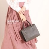バッグ レディース フォーマルバッグ 2WAY ハンドバッグ サフィアーノ レザー 牛床革 ブランド Mia Borsa 斜め掛け ショルダー 牛床革 シンプル ギフト プレゼント 卒業式 入学式 冠婚葬祭 慶弔兼用 入園式 卒園式 5F (07000325r)