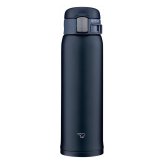 象印 ステンレスマグ ワンタッチ 480ml ネイビー マグボトル 広口 ワンタッチオープン 保温保冷 食洗機対応【北海道・沖縄県・離島 配送不可】
