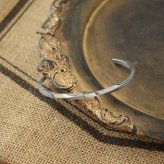 ステンレスナローツイストバングル 送料無料 バングル ステンレス ねじり ねじれ シンプル 金属アレルギー対応 メンズ レディース