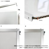 アートプリントジャパン ベストパネル A1 アルミフレーム ポスターパネル 額縁 シルバー 594x841mm 軽量 アルミ製 掲示板 展示用 POPパネル ポスターフレーム