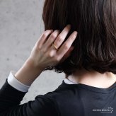 ステンレス 福リング 色んな字体 文字 刻印 甲丸リング ゴールド 指輪 プチプラ 高見え ユニーク 縁起 レディース 女性 金属アレルギー対応