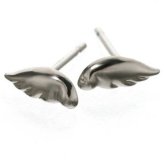 ピアス レディース Pt900 プラチナ エンジェル 天使 モチーフ スタッドピアス シンプル 小ぶり 普段使い アクセサリー ジュエリー 誕生石 記念日 誕生日 ギフト プレゼント
