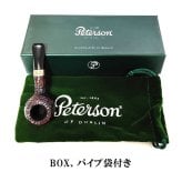 ピーターソン パイプ ジュニア ショートアップル フィッシュテール ラスティック PETERSON 喫煙具 パイプ本体 ブラウン ブラック ギフト おしゃれ メンズ プレゼント 高級 かっこいい