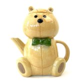 ティーフォーワン テディベア テディーベアのティーフォーワン ポット ブラウン