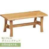 チェア 椅子 ベンチ ダイニングベンチ 120cm 無垢材 単品 2～3人 2～3人掛け 2～3人用 ダイニング イス ー 天板 一枚板 タモ材 タモ 木製 北欧風 北欧 モダン おしゃれ のみ