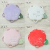 おはな わっかミラー | 鏡 ソフトミラー お花 フラワー おもちゃ 布製 知育玩具 ガラガラ ラトル 布 ファーストトイ 歯固め 音が鳴る 赤ちゃん ベビー