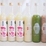 国産米使用ノンアルコール豪華甘酒6本セット 奥飛騨甘酒3本(岐阜) 山崎 一糀(吟醸1本 古代米1本 抹茶1本)(愛知)　計500ml×6本