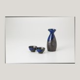 黒水晶　酒器揃（大） 磁器 美濃焼 やきものの里から、暮らしを贈ります。　ギフト 食器 セット テーブルウェア