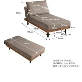 ソファベッド ソファー 一人掛け カウチソファー ソファ リクライニング ローソファー コーデュロイ フロアソファ 脚付き アームレス ひじ掛けなし コンパクト ワンルーム 省スペース 幅70 3段階 折りたたみ アイアン 木目 ポリエステル 天然木