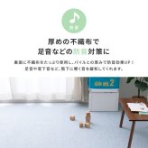 ラグ カーペット 敷き詰め PS-700 江戸間3帖 3畳 防炎 防音 抗菌 防汚 はっ水 日本製