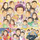 誕生日のプレゼントに、大切な人の笑顔を、やさしく形にします。 贈り物 似顔絵 喜寿祝い 手描き プレゼント ギフト 名入れ 誕生日 長寿 お祝い 記念日 敬老の日 大人数 家族 祖父母 ご両親 下書き確認 名入れ 修正無料 一生もの サプライズ 宝物 実績多数 宝物 喜寿祝い 傘寿 77歳 結婚祝い 闘病中の方への励まし ブライダルギフト 色紙 快気祝い バレンタインデー 引っ越し 米寿祝い