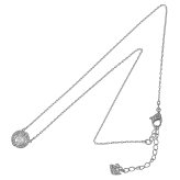 スワロフスキー swarovski ネックレス Una ラウンドカット 5286137 ウナ ペンダント アクセサリー レディース シルバー+ホワイト 海外正規品