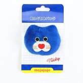 モジョジョジョ(mojojojo) ぬいぐるみバッジ (ブルー)