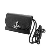 ヴィヴィアン ウエストウッド カードケース コンパクト レディース ブランド Vivienne Westwood ロゴ 5112001BU L001J N401 BLACK ビビアン