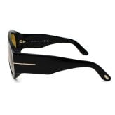 トムフォード サングラス TOM FORD FT1044/S 01E 60 TF1044 サングラス EYEWEAR グローバルフィット ブラック イエロー ユニセックス