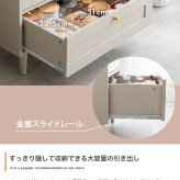 収納家具 ラック 韓国 キャビネット リビング収納 お洒落 北欧 可愛い くすみ グレイッシュ クラシック エレガント キッチン収納 ピンク ベージュ グレージュ シャンパンゴールド コンパクト 省スペース ニュアンスカラー 大人かわいい ガラス