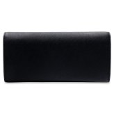 ヴィヴィアンウエストウッド 財布 長財布 メンズ レディース Vivienne Westwood 51120005 L001N LA N402 ブラック 黒 サフィアーノ 本革 小銭入れあり かぶせ フラップ オーブ ロゴ ギフト プレゼント