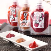 上品なすっぱさと甘い後味  紀州南高梅ねり梅ＳＰ袋１５０ｇ ３種セット