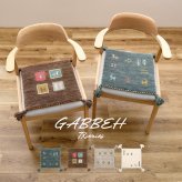 ラグ カーペット ギャッベ マット 厚み 小さめ 小さい おしゃれ かわいい 裏張りなし 通気性 ホット 対応 床暖房対応 タッセル付き オールシーズン 敷物 インド ウール 耐久性 約40×40cm 新生活